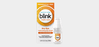 Blink® Triple Care Preservative Free Lubricating Eye Drops