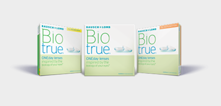 Biotrue® ONEday family of contact lenses