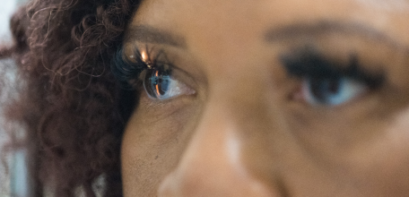 Up Close Eye Exam