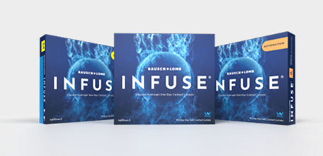 Bausch + Lomb INFUSE® family of contact lenses 